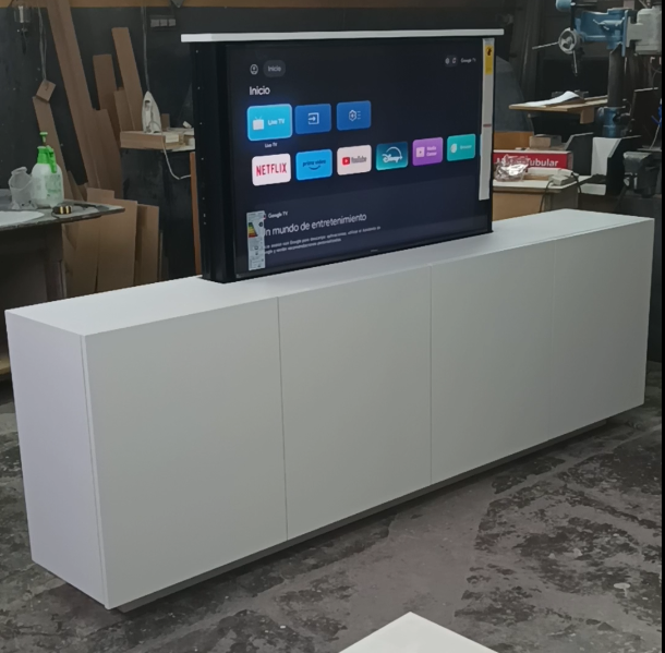 Mueble multimedia con XF 80 para tv de 50"