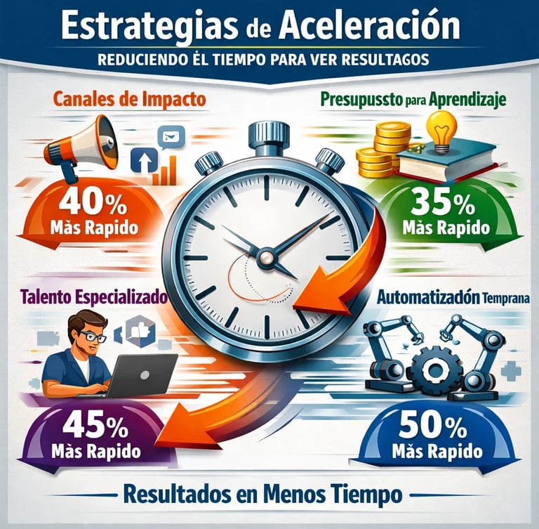 Estrategias para reducir el tiempo para ver resultados de marketing digital manteniendo calidad