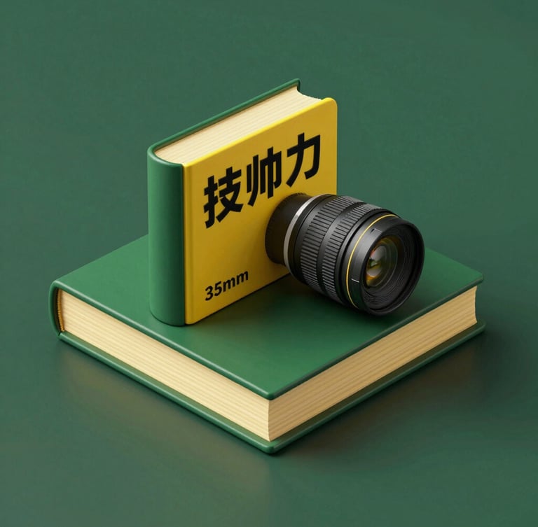Dramatic product photography of a 3D book mockup for CCTV Technician Mastery, dark green studio backdrop, sharp yellow accent lighting, crisp macro details, 35mm lens.