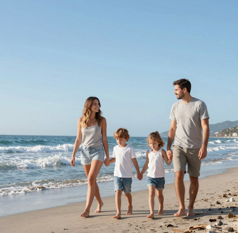 Family enjoying time together while planning financial protection through life insurance.