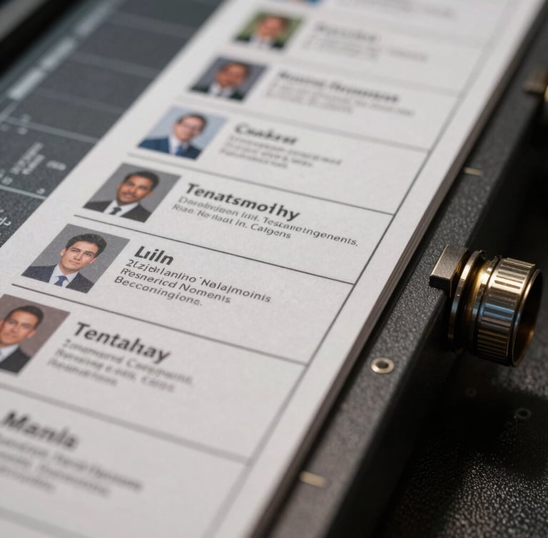Macro close-up of a high-fidelity lease pipeline interface mockup, displaying active real estate negotiations and tenant lead cards under sharp technical grid lines, lit by hard direct architectural light.