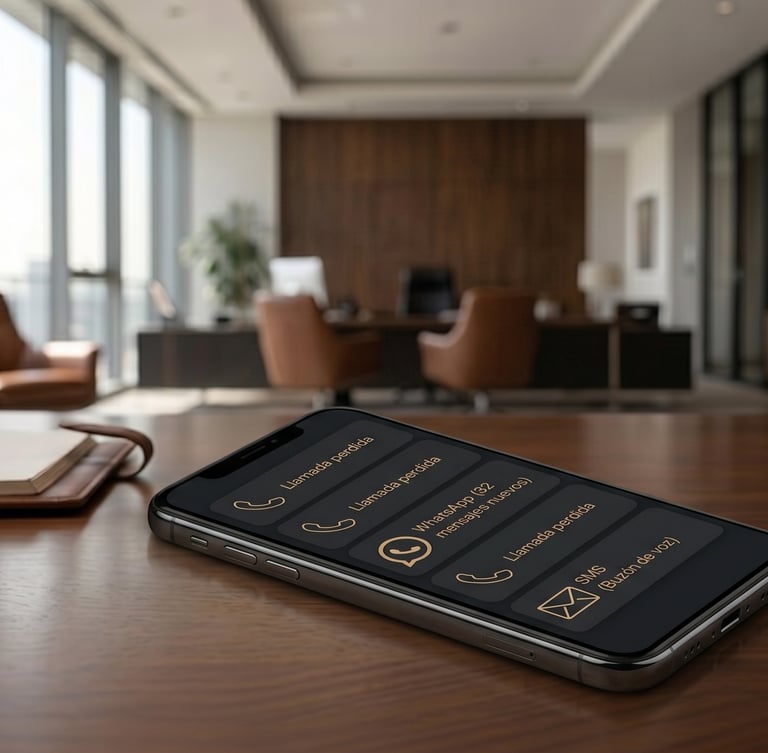 Agente de voz con Inteligencia Artificial atendiendo llamadas para un despacho de abogados