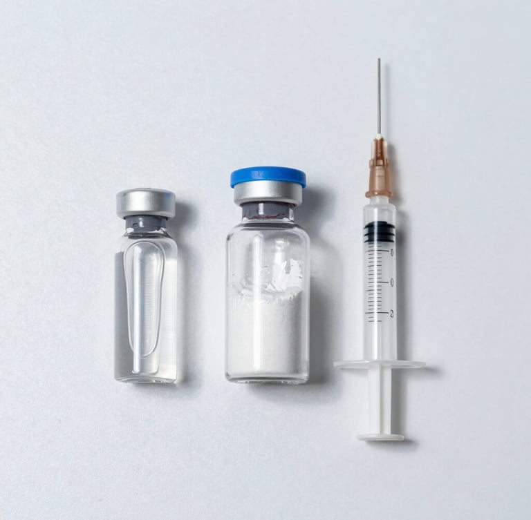 add 30 mg retartutide on the powder vial