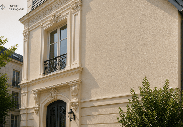 Enduit de façade haut de gamme – finition élégante