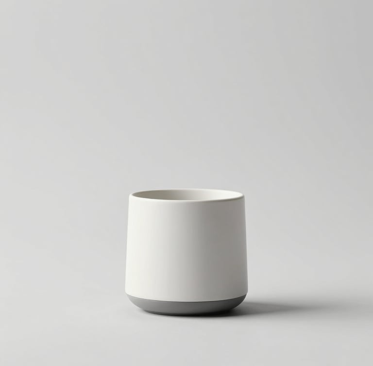 Clean product photography of a modern minimalist home accessory on a light gray background, soft studio lighting, sharp focus, premium e-commerce style