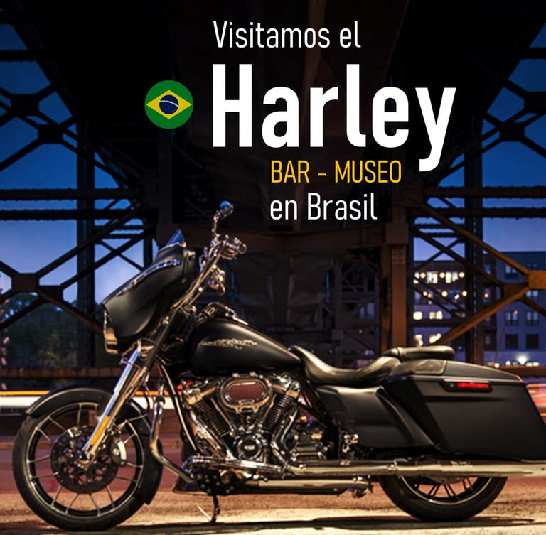 a motorcycle parked in front of a bridge