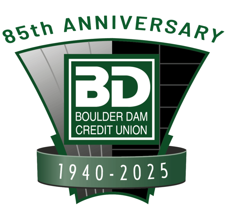 Boulder Dam Credit Union 85th Anniversary Logo