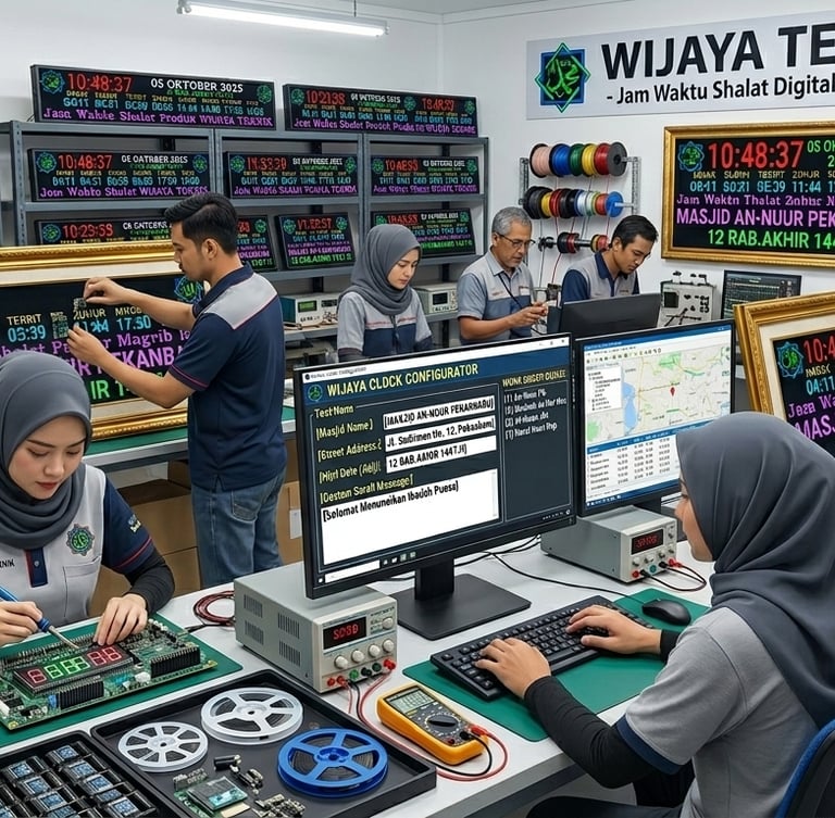Pembuat jam sjolat masjid semarang service jam sjolat masjid semarang