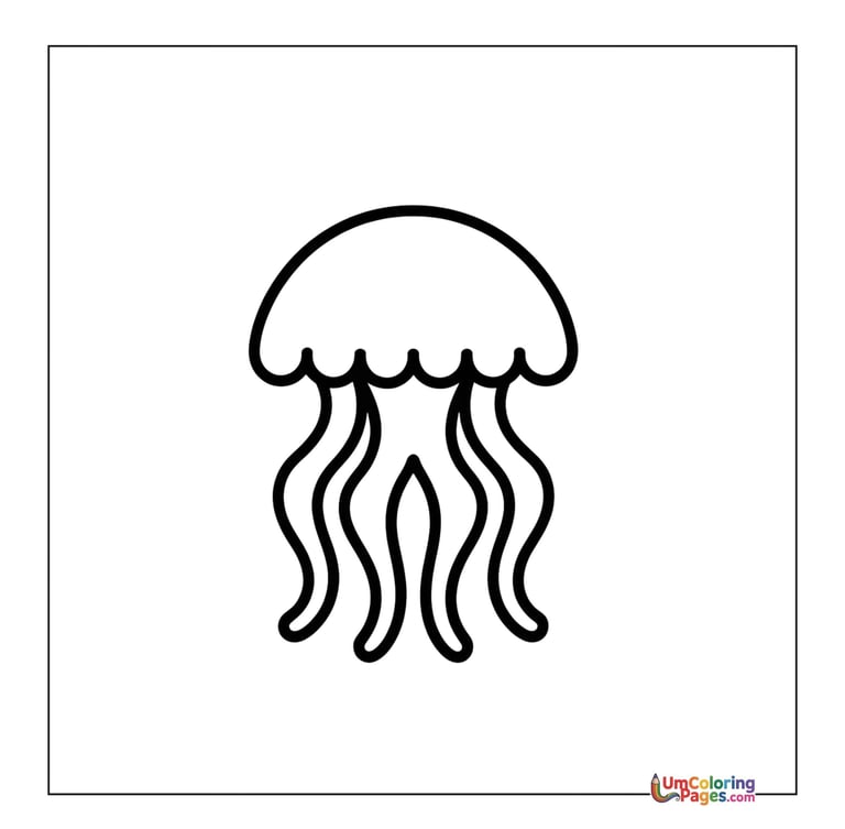 octopus coloring page for kids