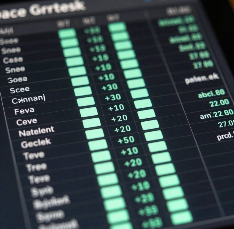 Macro close-up of a dark real-time inventory matching interface, glowing neon-mint active indicators, clean data columns, Space Grotesk typography elements visible on screen