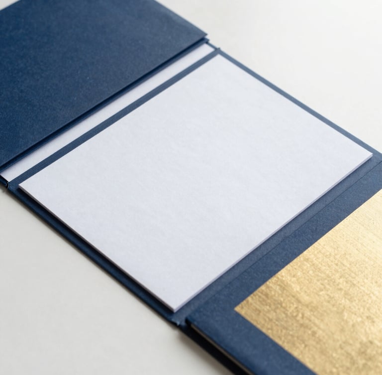 Overhead shot of structured financial documents, clean workspace, soft daylight, navy blue and warm gold accents, 35mm