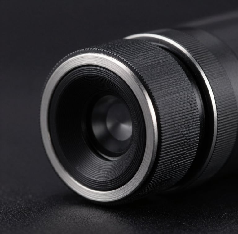 Extreme macro studio shot of a matte black 3D printed mechanical joint, sharp silver rim lighting emphasizing flawless surface finish and precise geometric tolerances, dark background.