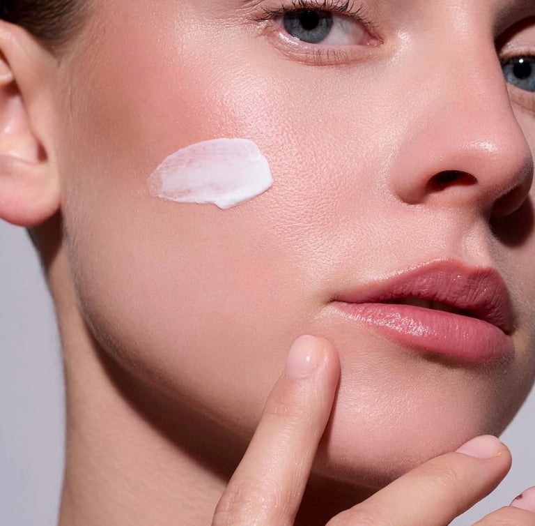 Maquillage shooting skin care