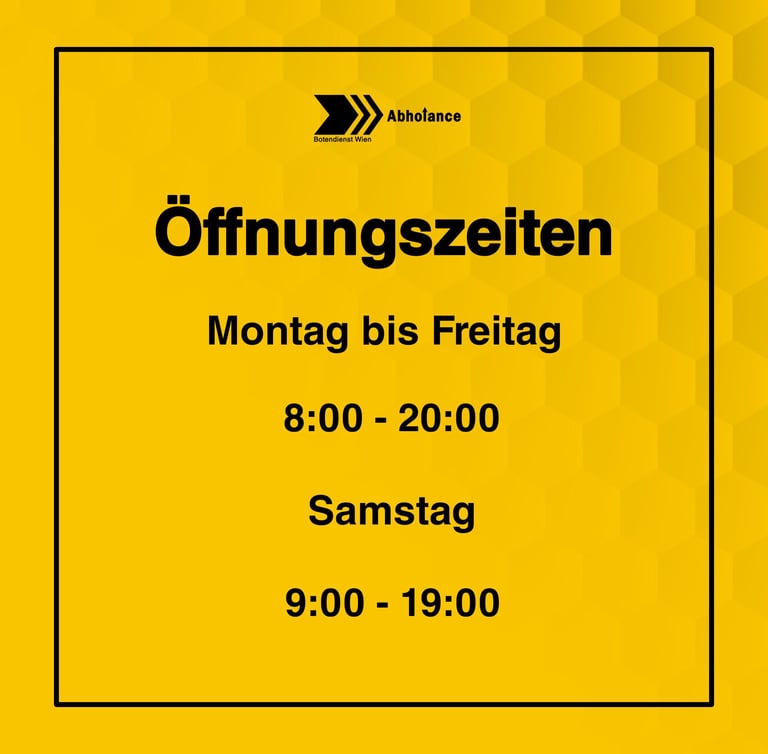 alt="Botendienst Wien – Express Zustellung mit E-Bike-öffnungszeiten