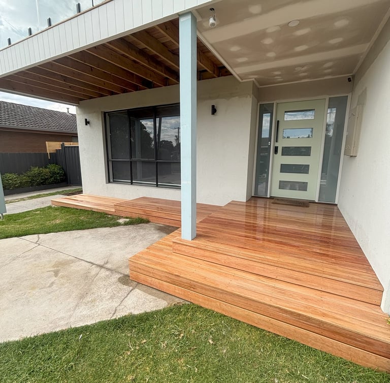 Deck built by Dylan Ludbrook Carpentry in Geelong