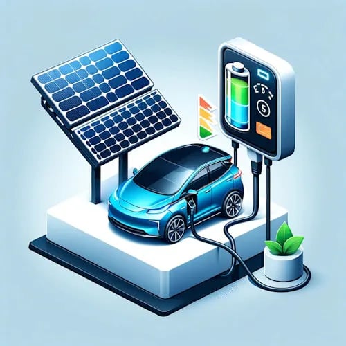 Borne de recharge solaire