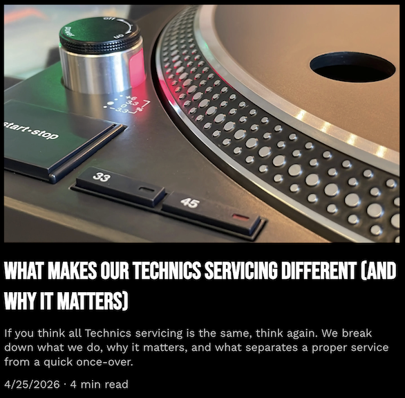 Technics Blog