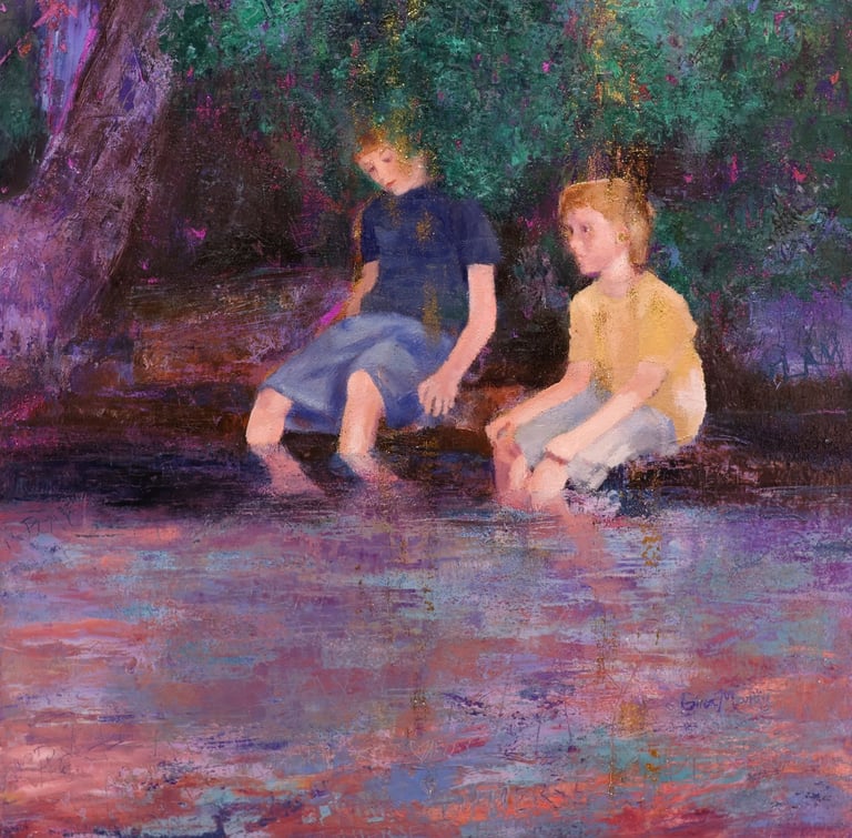 Sacred Light portrait created as fine art for a peaceful home