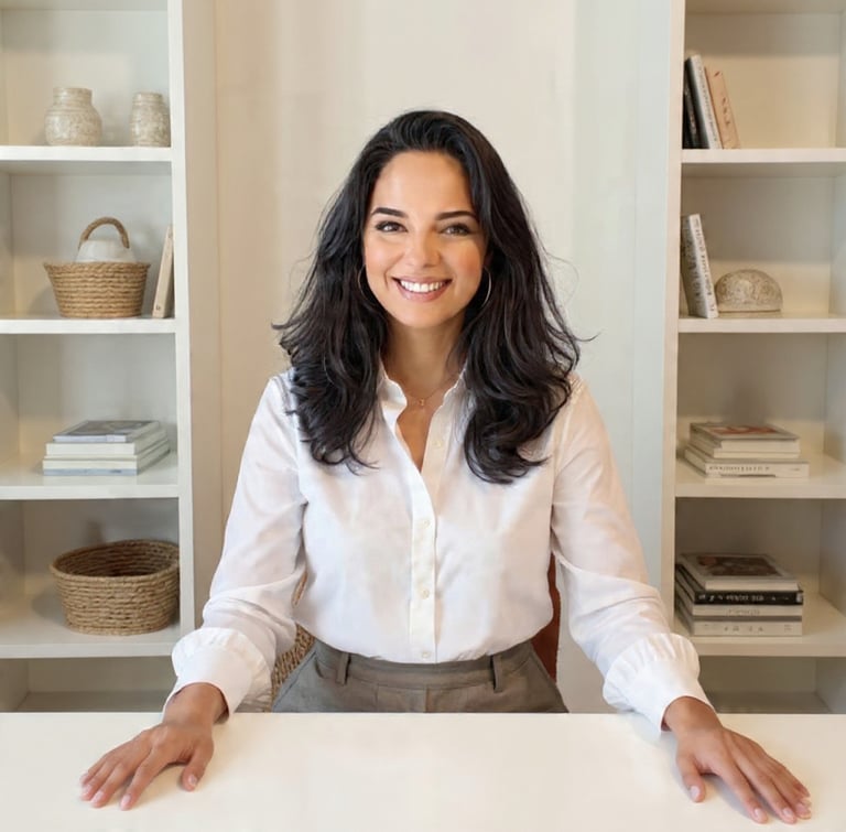 Laura, Founder of Transform Homes & Co — rofessional organizer and luxury decluttering expert.