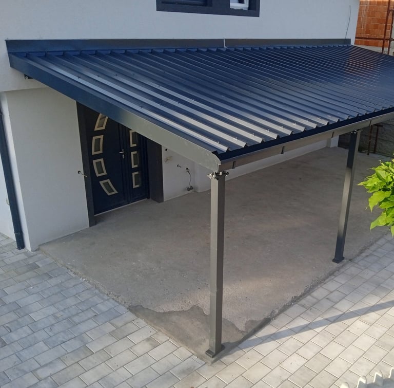 nadstresnice, celicna konstrukcija, krovni paneli, oluci, opsivka