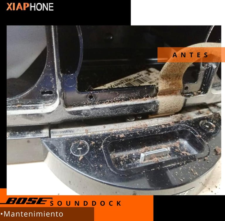 puerto de 30 pines, puerto de bluetooth soundock 