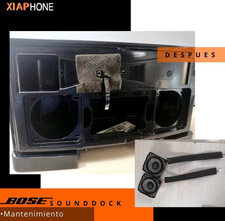 equipo no emite sonido, reparado 