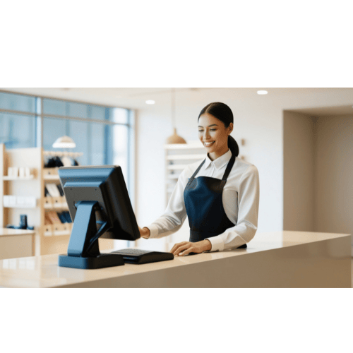 POS System at cannabis dispensary 