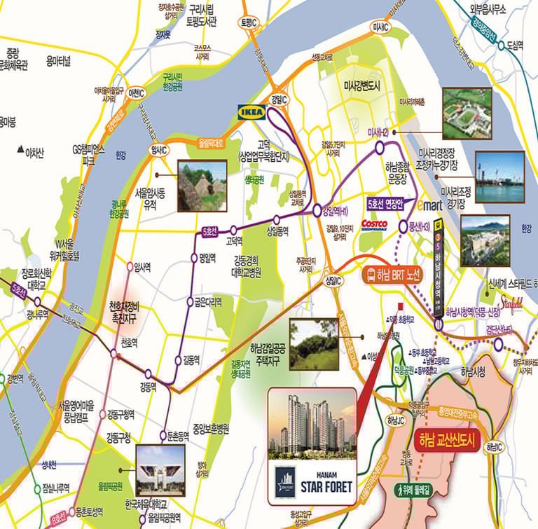 하남스타포레주변입지