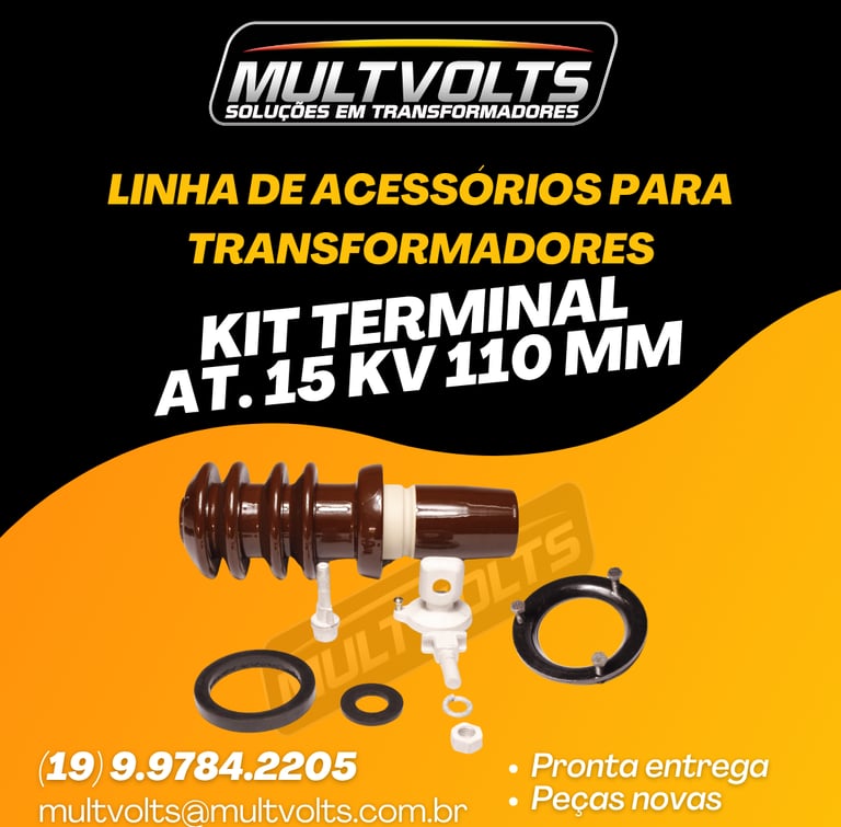 Kit Terminal Isolador At 15 KV 110 mm
