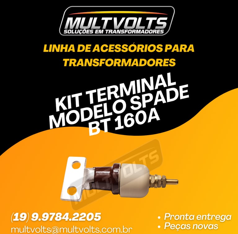 Kit Terminal Modelo Spade BT 160 A.
