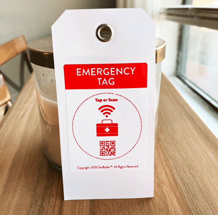 emergency tag by TecButler