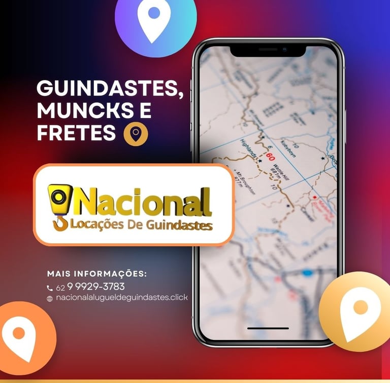 Guindastes, Muncks e Fretes
