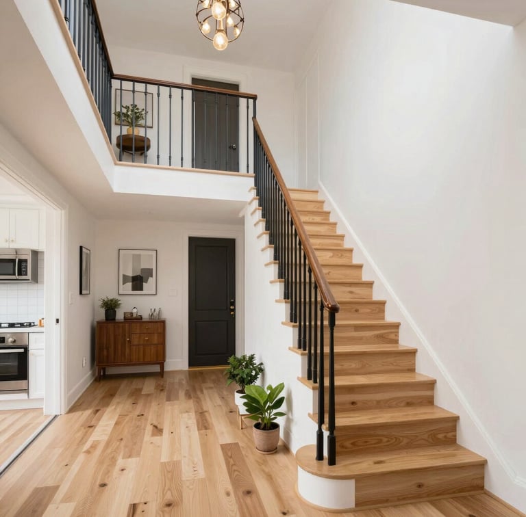 Bright living room with modern inventory