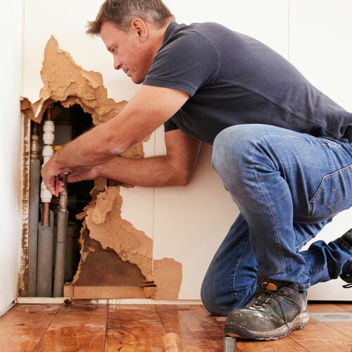 كشف تسريب المياه بالخبر