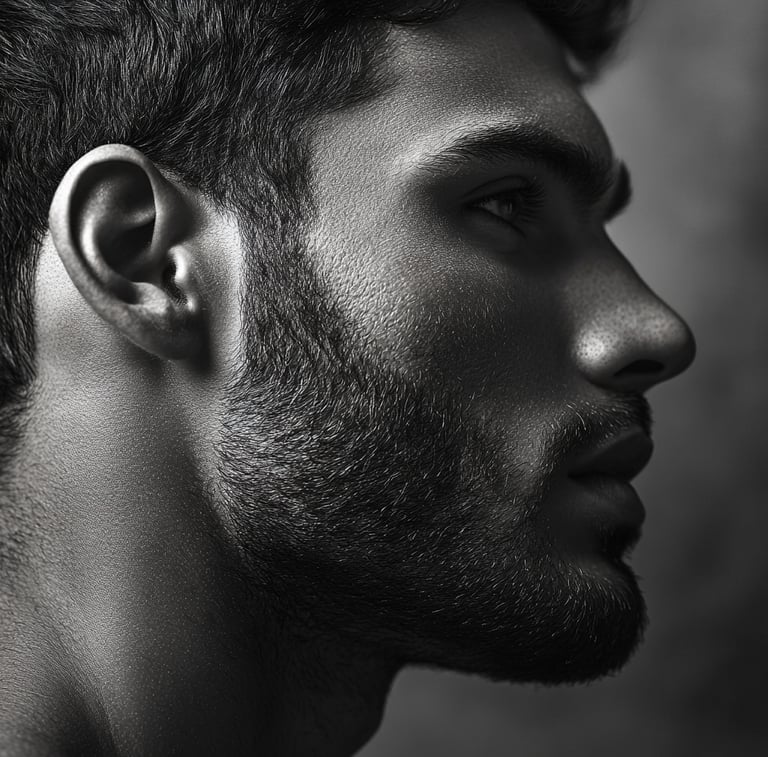 Male profile packaging