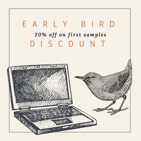 early bird sample sale Pluramika ceramic laser cut tools