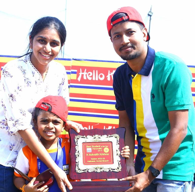 Student Of The Year 2022 Personality K-Advaith-Krishna Hellokids Kondapur Hyderabad