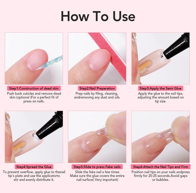 Instructions on How to use Curvlife semi solid glue