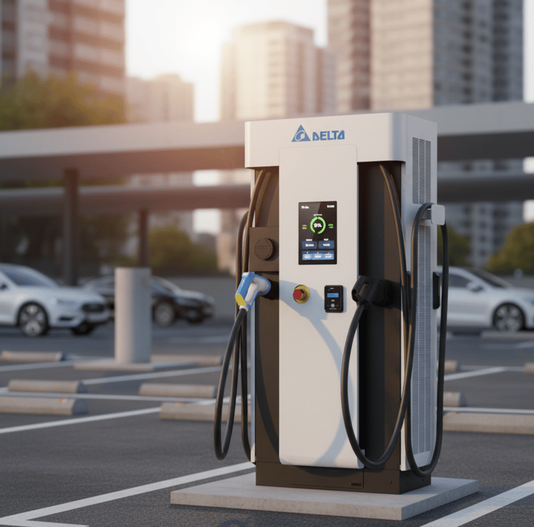 Install Delta DC Fast Charger Qatar