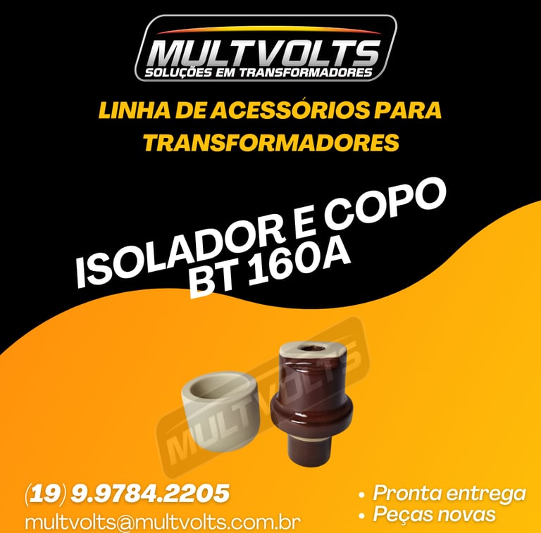 Isolador e Copo Porcelana BT 160 mm