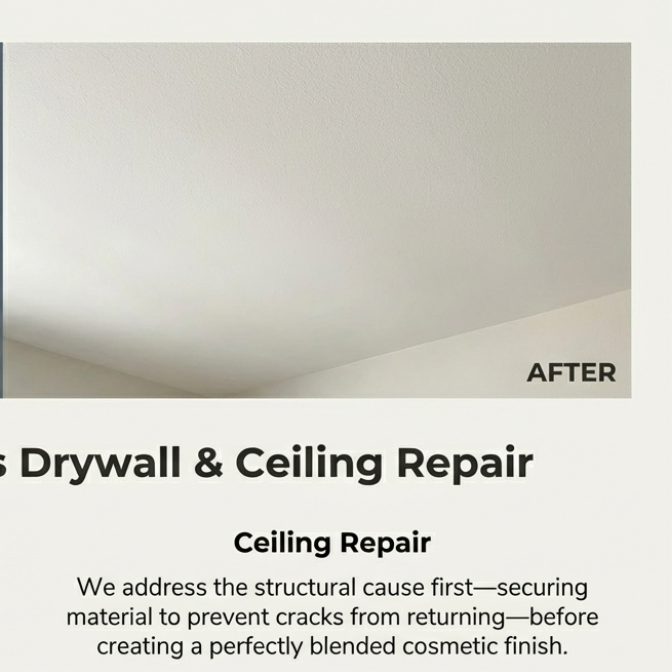 water damage repair after pic Waltham,MA