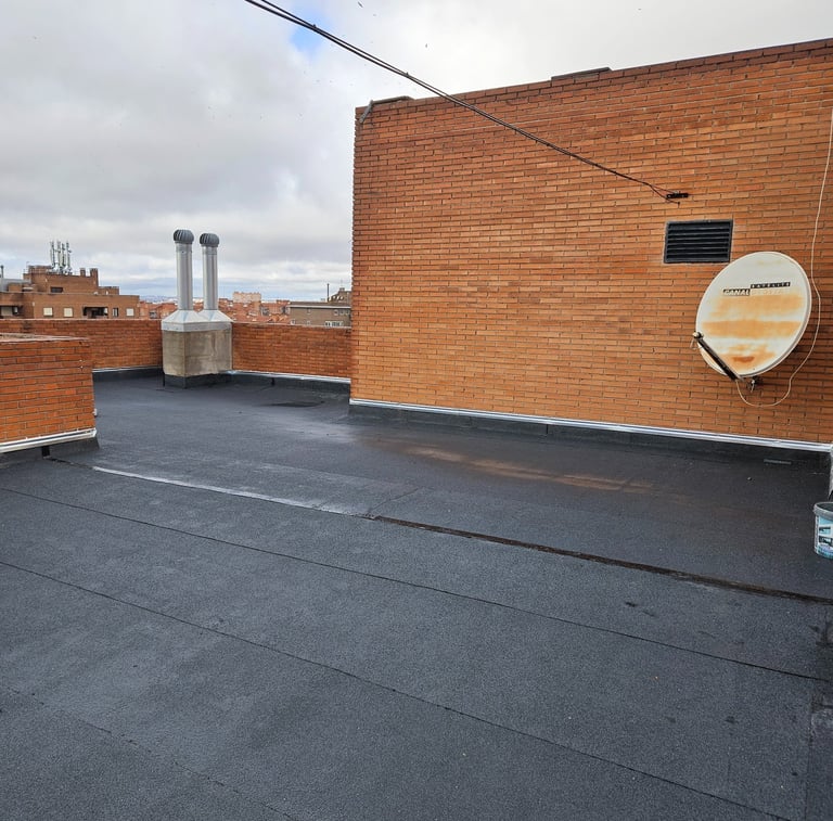 rehabilitación/reforma/impermeabilización de azotea con tela asfáltica