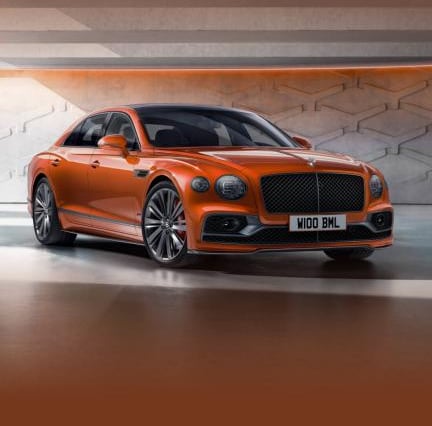 Bently Flying Spur Orange