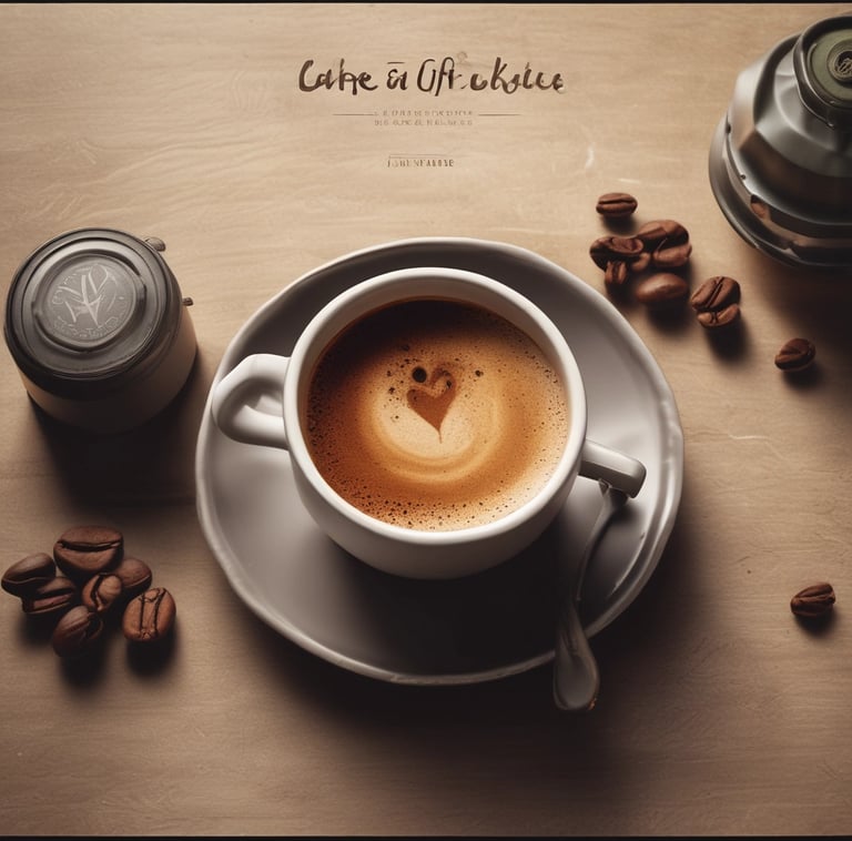 Interior view of a modern, elegant Black Gold Coffee flagship café with customers enjoying coffee.