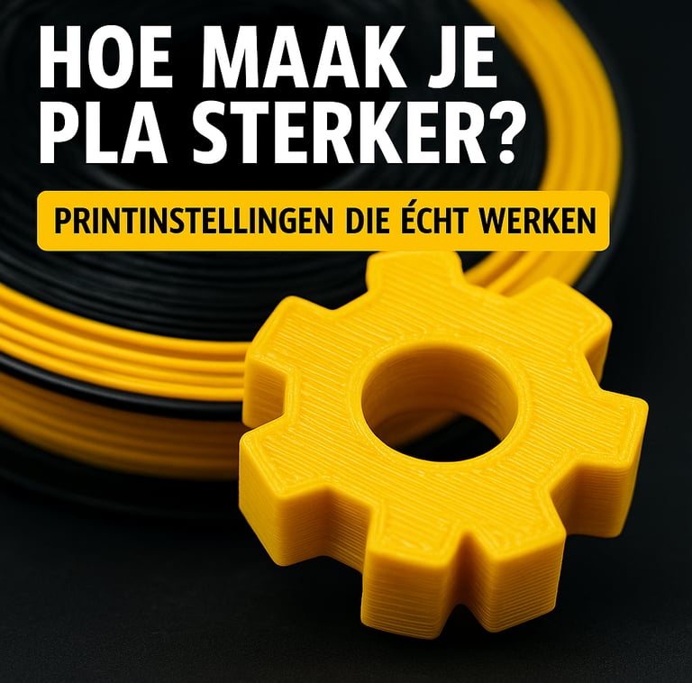 hoe maak je PLA sterker