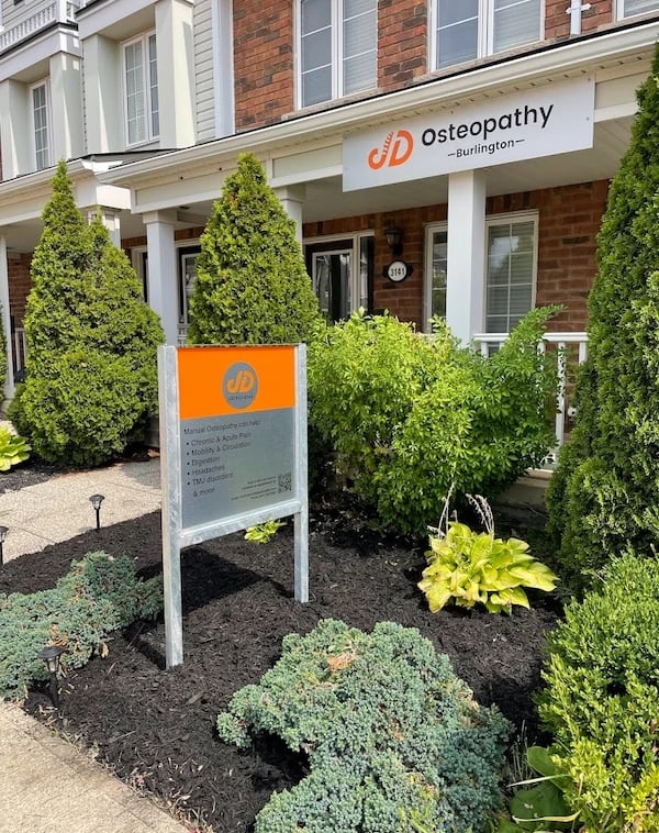 Photo of front of JD Osteopathy - Burlington office at 3141 Walkers Line, Burlington Ontario