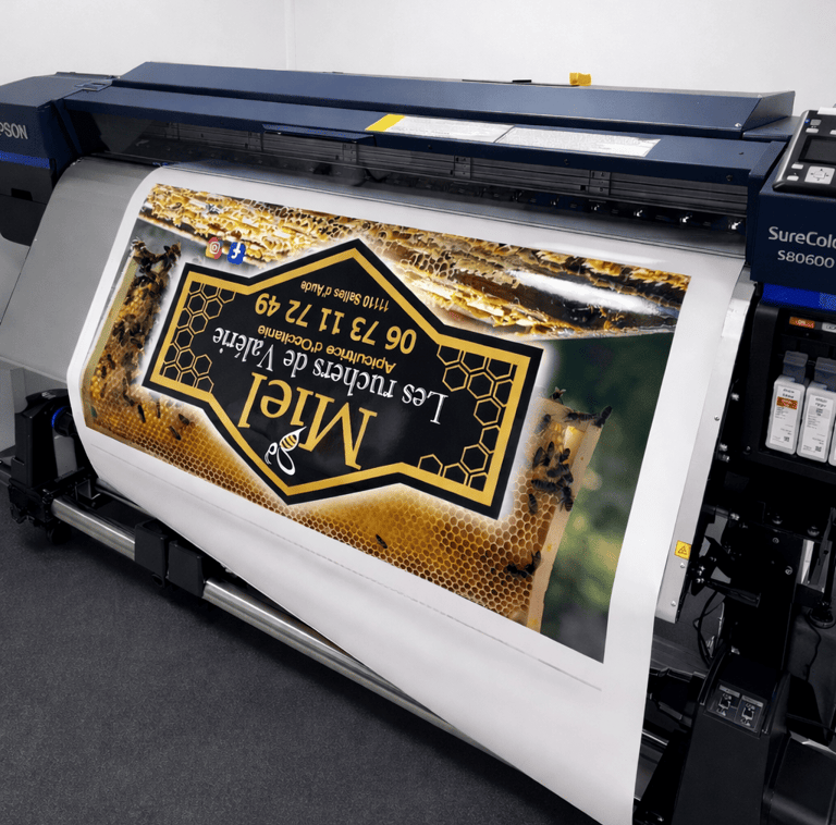 impression vitrine Narbonne