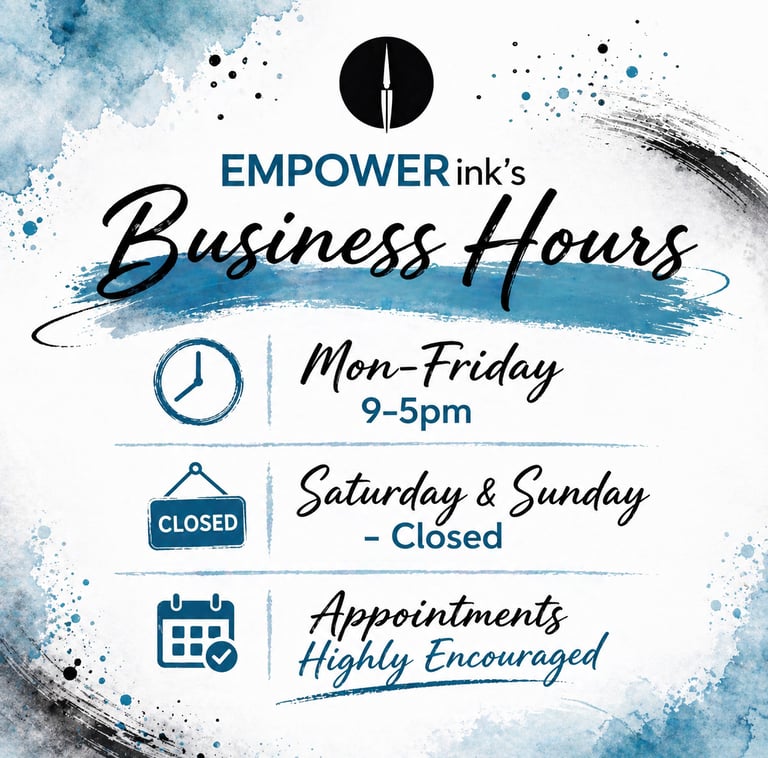 Medical Tattoo Studio business hours in Cherry Creek/Denver