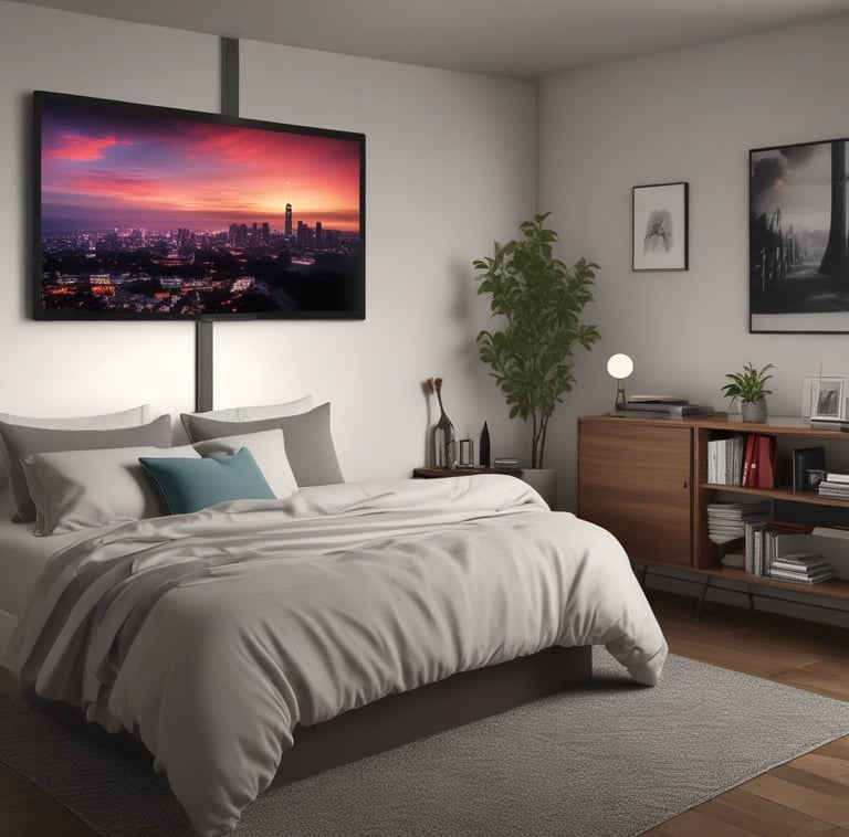 Bright living room with modern inventory