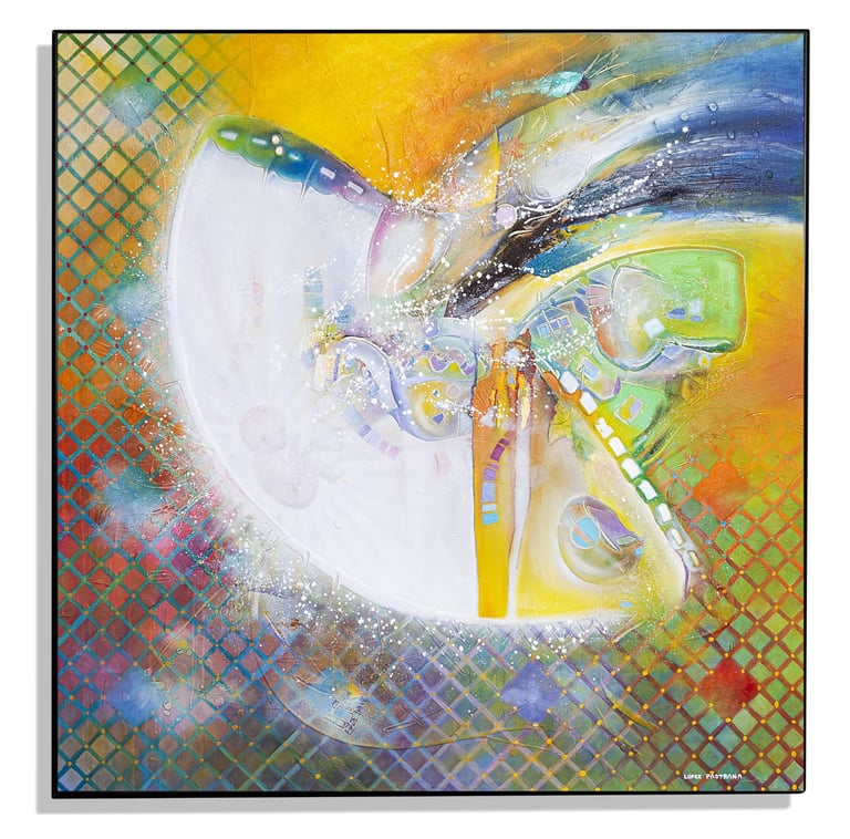 LOS SUEÑOS DE UN FETO | Obra de Arte Contemporáneo Neo-Crotálico del artista mexicano Javier Lopez Pastrana